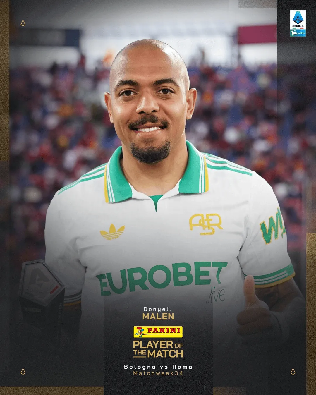 百家乐模拟器-传射建功！意甲官方：马伦当选博洛尼亚vs罗马全场最佳球员